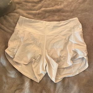 white lululemon shorts!